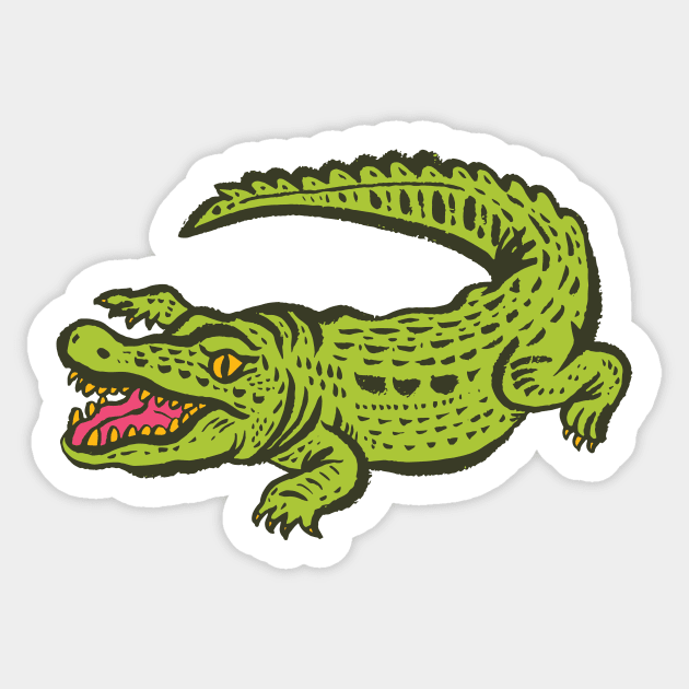 Crocodile sticker on sale